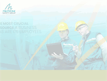 Tablet Screenshot of milestonesafetygroup.com